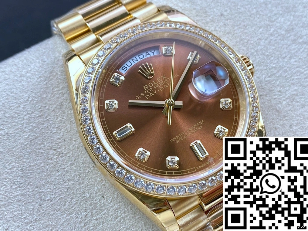 Day Rolex Dial M128348RBR-0005 Date Brown Factory EW 0416